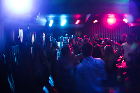 People dancing at a party