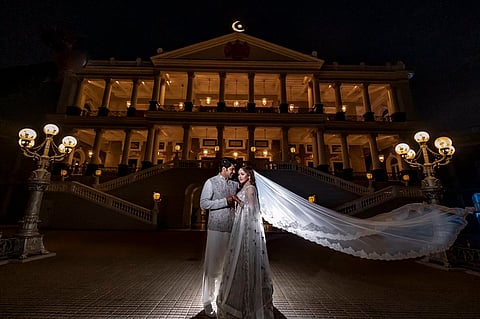 In pictures: Arya and Sayyeshaa look regal at their reception
