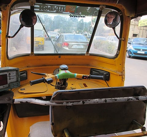 Rear-view mirror inside auto is illegal, say city police and transport department officials