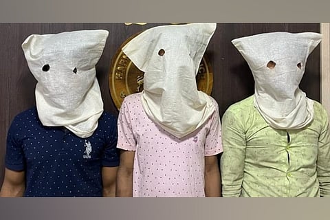 The accused - Kamal (21), Tanveer (28), and Shakib (25) 