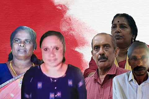 Pictures of members involved in the human sacrifice killings