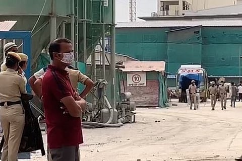 Bengaluru metro construction workers agitate over lack of water and ration