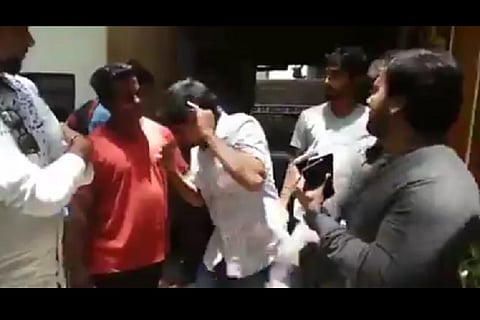Video: Bengaluru student thrashed for Facebook post on Kannada actors