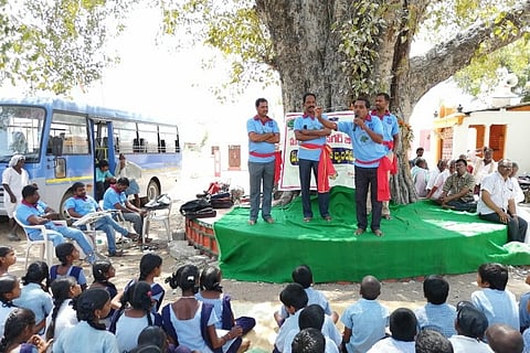 In Telangana's Mahbubnagar, cops are using street theatre to prevent poll violence
