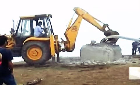A massive cross was demolished in Kerala, but Christian groups didn’t protest. Here’s why