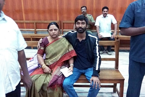 Dhanush appears in court to debunk Madurai couple's claim that he is their son