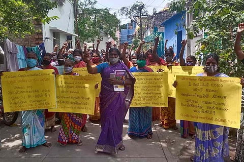 domestic workers protest 