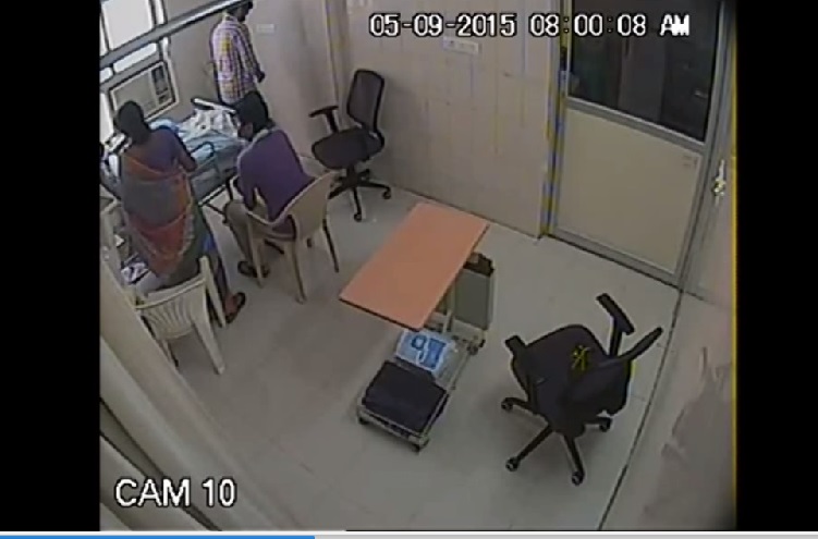 Shocking CCTV footage shows woman doctor pulling the plug off father in ICU in Chennai