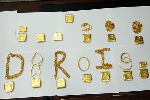 14 passengers caught with gold worth around Rs 2.17 cr at Hyderabad airport