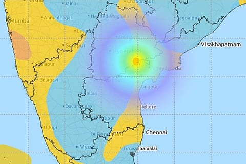 Mild tremors felt in Andhra Pradesh and Telangana on Sunday morning