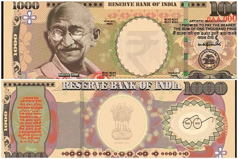 TNM Fact Check: The pictures of 'new' Rs 1000 notes are fake