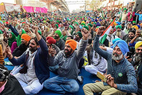 Farmer's protest