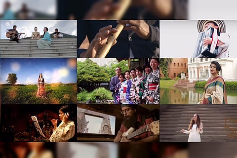 Artistes from 40 countries come together to sing Mahatma Gandhi’s favourite bhajan