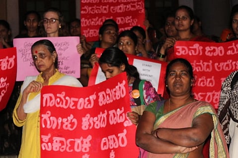 ‘Improve women’s safety before introducing night shift’: B’luru garment workers demand