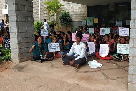 K’taka students protest against proposed privatisation of agricultural colleges