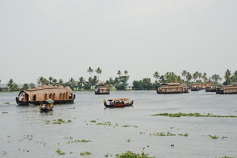 Houseboats in Alleppey