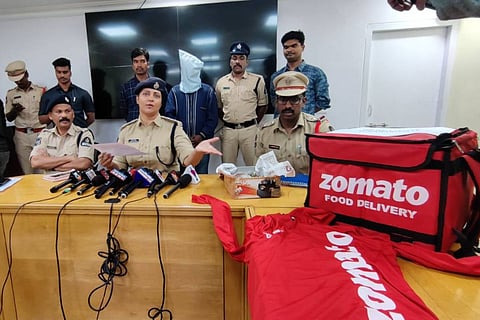 Hyderabad man held for allegedly selling ganja in Zomato delivery bag 