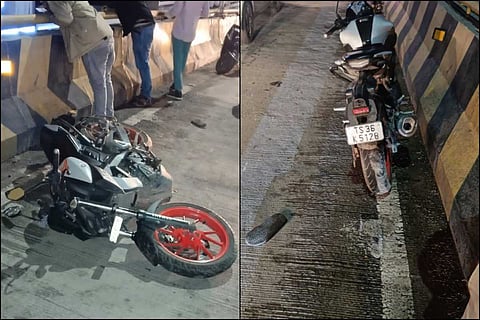 Speeding bike falls off Hyderabad’s Biodiversity flyover, one dead 