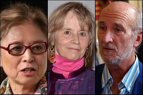American producer Jinko Gotoh, French film editor Pascale Chavance and French documentary filmmaker Javier Angulo Barturen