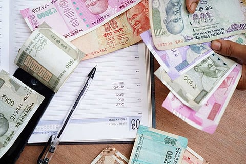 File photo of various currencies