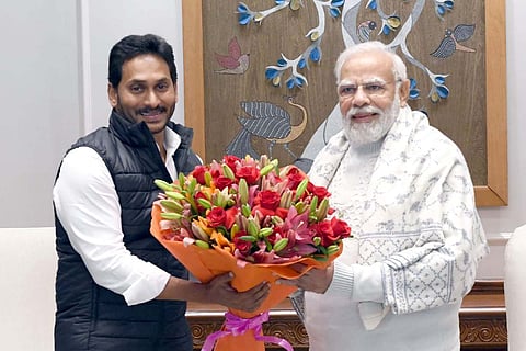Andhra CM Jagan meets PM Modi