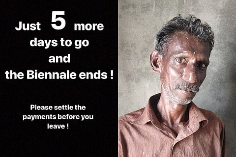 Justice from Kochi Biennale: Insta account shames organisation for not paying workers