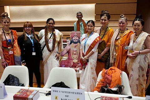Representatives from Kailasa who attended the UN meetings