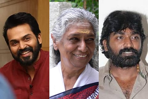 S Janaki, Vijay Sethupathi, Karthi and others receive Kalaimamani awards