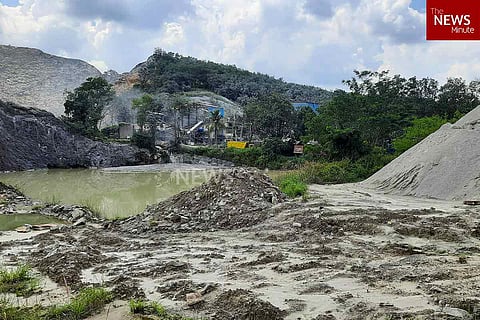 A quarry in Chithiramcode in Kanyakumari district