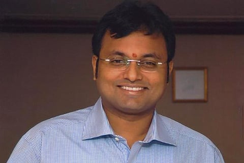 A file photo of MP Karti Chidambaram 