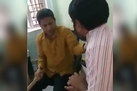 Hyderabad AIMIM MLA justifies beating employee with stick after video goes viral