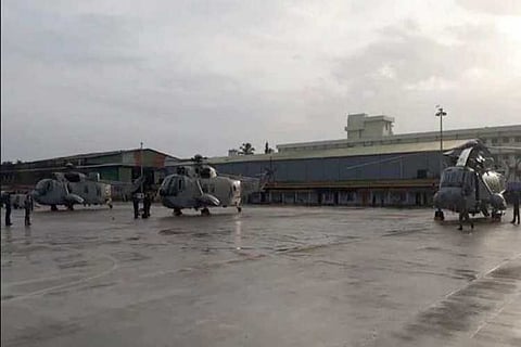 2 die after helicopter hangar door collapses at naval air station in Kochi 