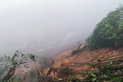 Heavy rain in Karnataka's Kodagu causes landslide, four persons missing 