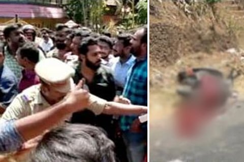 Kerala biker dies due to vehicle check in accident prone area, citizens blame cops