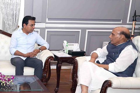 KTR with Ramnath Singh