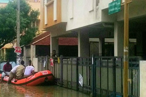 As rain plays havoc, boats out in Bengaluru to rescue stranded