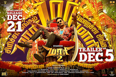 Watch: 'Maari 2' trailer has Dhanush, Sai Pallavi, Tovino and Varalaxmi in action