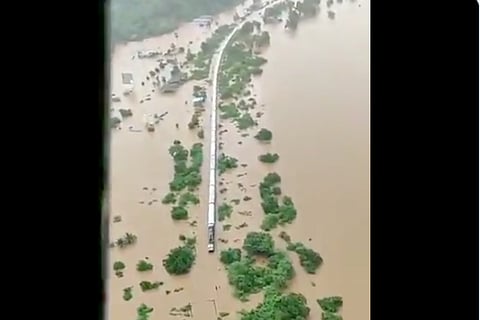 Mahalaxmi Express with 700 onboard gets stranded in Thane for 15 hours, all rescued