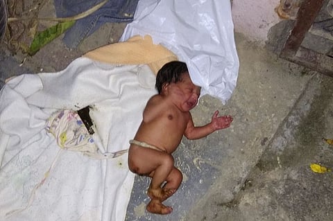 Newborn girl wrapped in a plastic bag, abandoned in the heart of Bengaluru