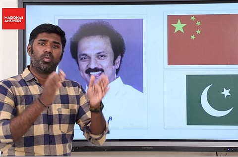 DMK files case against YouTuber Maridhas for alleging party has links with Pakistan 