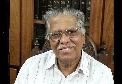 Senior advocate and former Advocate General of Kerala MK Damodaran passes away