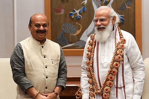 Basavaraj Bommai and Narendra Modi