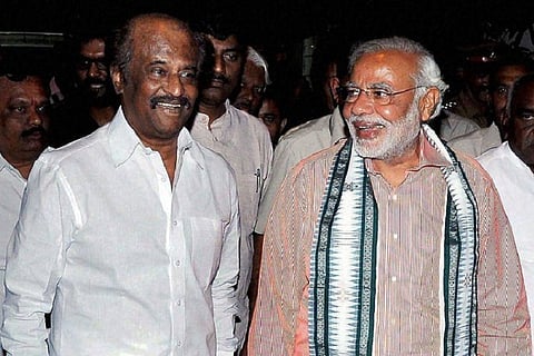 Is BJP wooing Rajinikanth the real reason behind Tamil groups opposing Sri Lanka trip?  