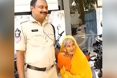 AP cops bid tearful adieu to 80-year-old woman who lived in station for 4 decades