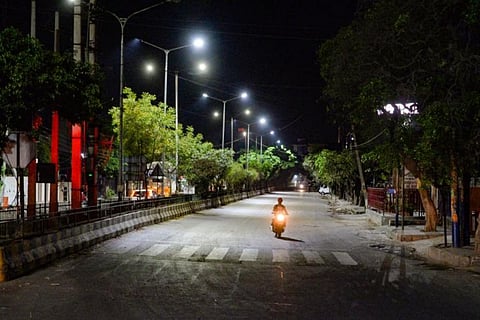 Representational image of a night curfew in India amid the coronavirus pandemic