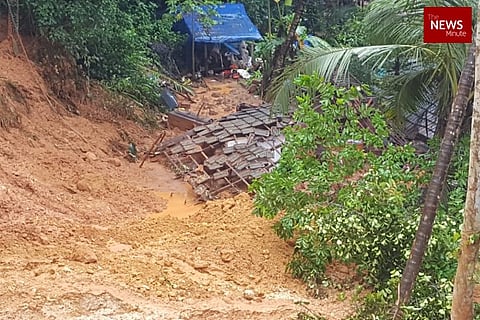 Kerala floods: Oorkadavu residents rush to safety after landslip kills two children