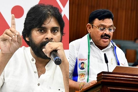 Pawan Kalyan and Ambati Rambabu