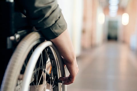 Person in wheelchair
