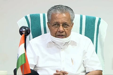 Pinarayi Vijayan at online inauguration