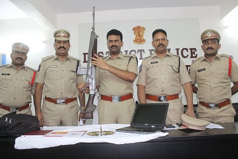 Telangana Police arrest CPI(ML) New Democracy's leader Singaboyina Veerabhadram  